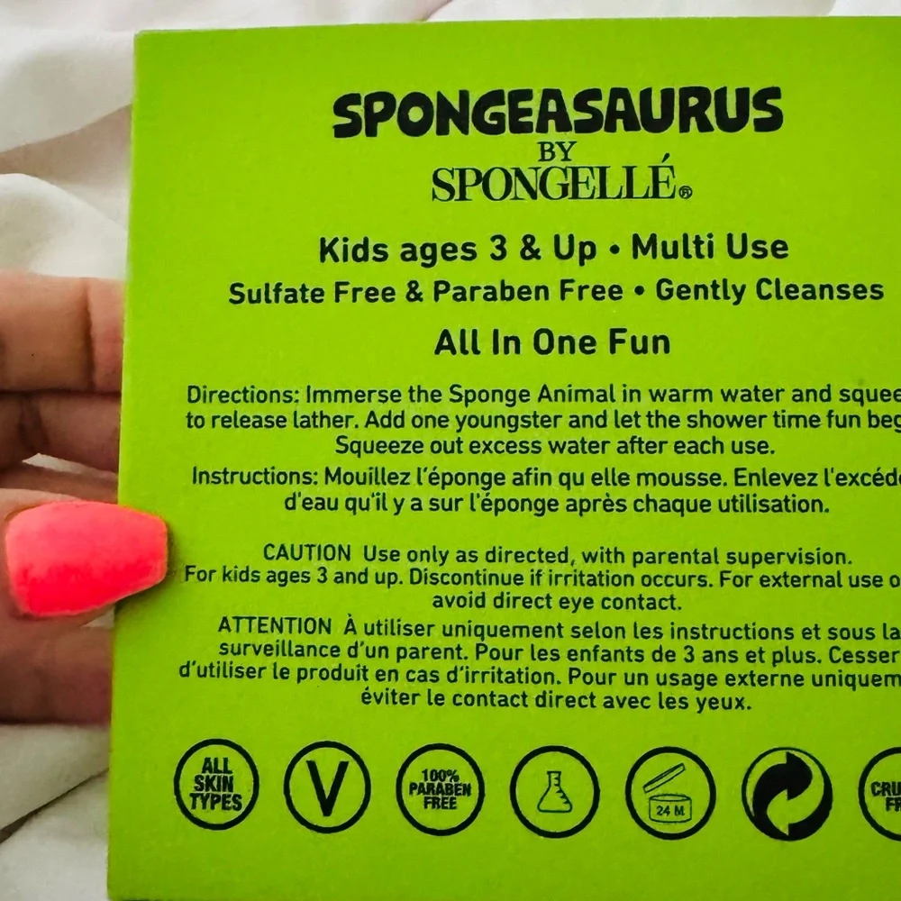 Spongelle T-Rex SPONGEASAURUS Cleansing Sponge